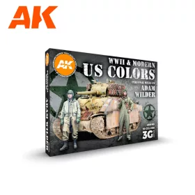   AK Interactive AK11763 ADAM WILDER SIGNATURE SET 18 COLORES akril makett festék készlet