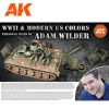 AK Interactive AK11763 ADAM WILDER SIGNATURE SET 18 COLORES akril makett festék készlet