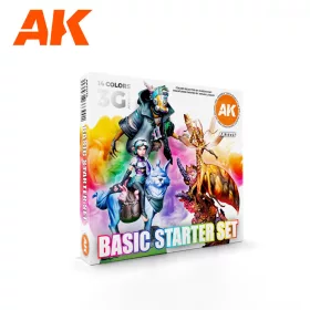   AK Interactive AK11775 BASIC STARTER SET - 14 COLORS SELECTED BY JOSE DAVINCI