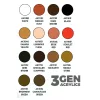 AK Interactive AK11787 SUN & SHADE TONE COLLECTION BY KIRILL KANAEV - akril makett festék készlet