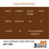 AK Interactive AK11805 WWI German Red Brown 17 ml akril makett festék