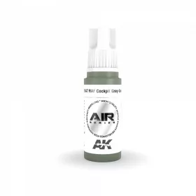   AK Interactive AK11847 RAF Cockpit Grey-Green AIR 17 ml akril makett festék