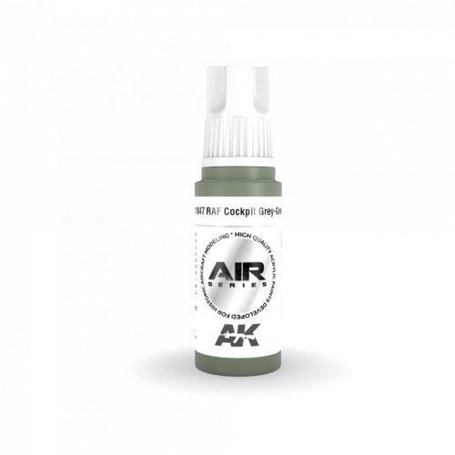 AK Interactive AK11847 RAF Cockpit Grey-Green AIR 17 ml akril makett festék