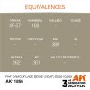 AK Interactive AK11856 RAF Camouflage Beige (Hemp) BS381C/389 AIR 17 ml akril makett festék