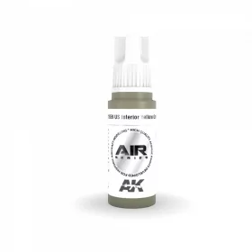   AK Interactive AK11859 US Interior Yellow Green AIR 17 ml akril makett festék