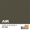 AK Interactive AK11860 Dark Olive Drab 41 AIR 17 ml akril makett festék