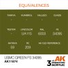 AK Interactive AK11874 USMC Green FS 34095 AIR 17 ml akril makett festék