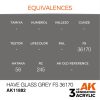 AK Interactive AK11882 Have Glass Grey FS 36170 AIR 17 ml akril makett festék