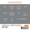 AK Interactive AK11884 Dark Gull Grey FS 36231 AIR 17 ml akril makett festék