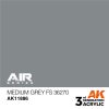 AK Interactive AK11886 Medium Grey FS 36270 AIR 17 ml akril makett festék