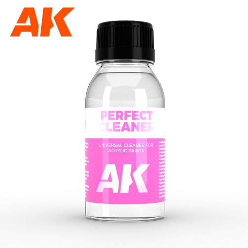AK Interactive AK119 PERFECT CLEANER 100 ml - Akril tisztítófolyadék