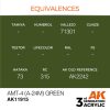 AK Interactive AK11915 AMT-4 (A-24m) Green 17 ml akril makett festék