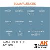 AK Interactive AK11916 AMT-7 Light Blue 17 ml akril makett festék