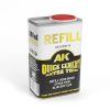 AK Interactive AK12001B 200ML Refill QUICK CEMENT EXTRA THIN - makett RAGASZTÓ utántöltő, 200 ml