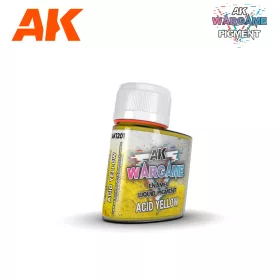   AK Interactive AK1201 Acid Yellow - ENAMEL LIQUID PIGMENT - folyékony pigment (Wargame)