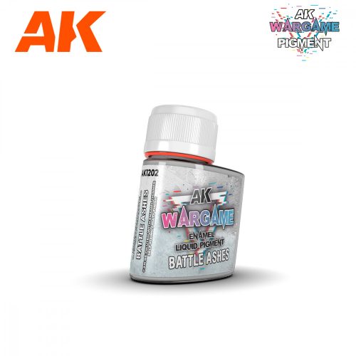 AK Interactive AK1202 Battle Ashes - ENAMEL LIQUID PIGMENT - folyékony pigment (Wargame)