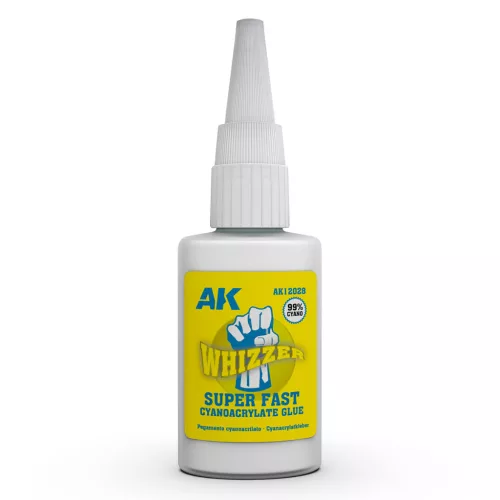 AK Interactive AK12028 WHIZZER 20G “LOW DENSITY” - SUPER FAST CYANOCRYLATE GLUE - ragasztó makettezéshez