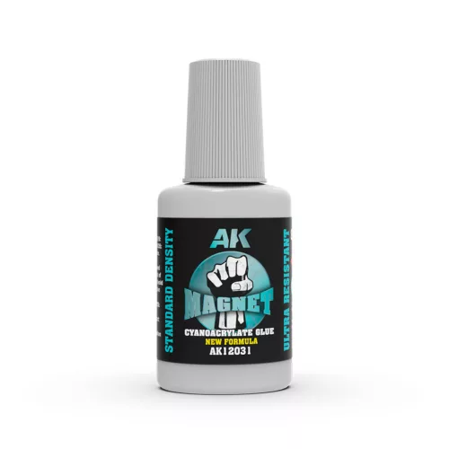 AK Interactive AK12031 MAGNET 8G «STANDARD DENSITY» - ULTRA RESISTANT CYANOCRYLATE GLUE - ragasztó makettezéshez
