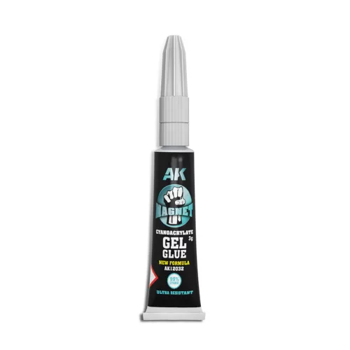 AK Interactive AK12032 MAGNET 3G «STANDARD DENSITY» - ULTRA RESISTANT CYANOCRYLATE GLUE - ragasztó makettezéshez