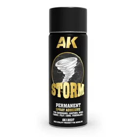   AK Interactive AK12037 STORM 400ml PERMANENT SPRAY ADHESIVE - Ragasztóspray, 400 ml