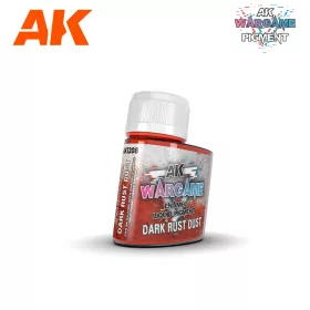   AK Interactive AK1208 Dark Rust Dust - ENAMEL LIQUID PIGMENT - folyékony pigment (Wargame)