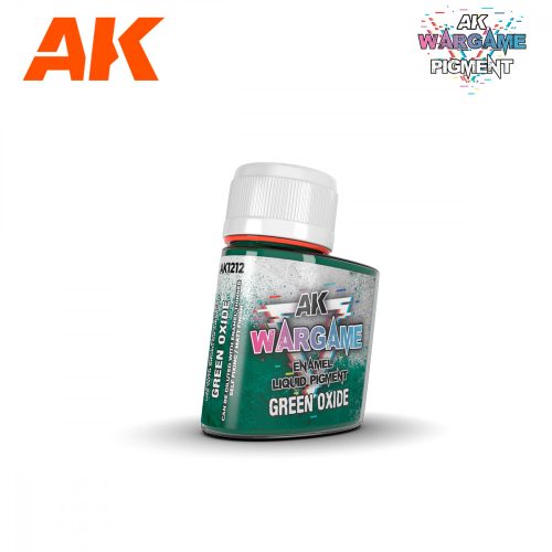 AK Interactive AK1212 Green Oxide - ENAMEL LIQUID PIGMENT - folyékony pigment (Wargame)