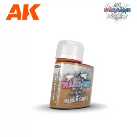   AK Interactive AK1214 Medium Earth - ENAMEL LIQUID PIGMENT - folyékony pigment (Wargame)