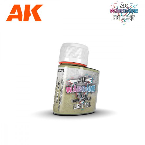 AK Interactive AK1216 Light Soil - ENAMEL LIQUID PIGMENT - folyékony pigment (Wargame)