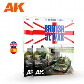   AK Interactive AK130001 BRITISH AT WAR - LOS BRITÁNICOS EN GUERRA - Bilingual - VOL I.