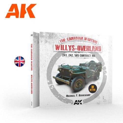 AK Interactive AK130002 WILLYS-OVERLAND (CANADIAN) WALKAROUND - English