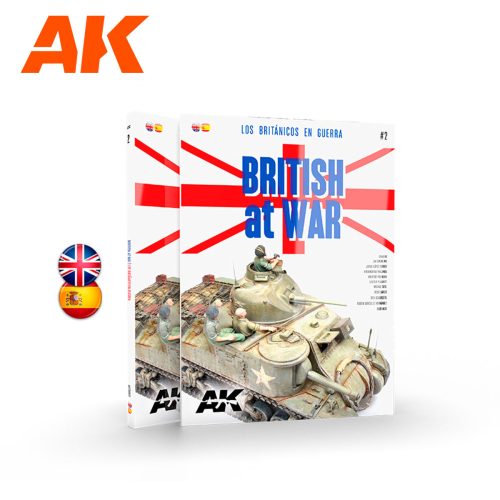 AK Interactive AK130003 BRITISH AT WAR  - LOS BRITÁNICOS EN GUERRA - Bilingual - VOL II.