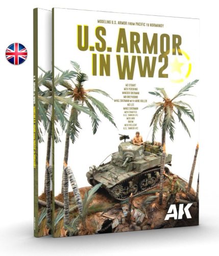 AK Interactive AK130019 U.S. ARMOR IN WW2 - English