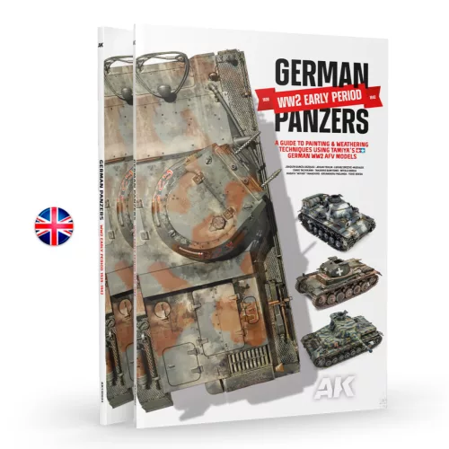AK Interactive AK130033 GERMAN PANZERS WW2 EARLY PERIOD 1939-1942 - English