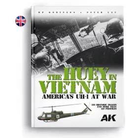 AK Interactive AK130037 The Huey in Vietnam - English