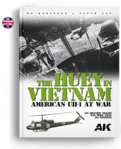 AK Interactive AK130037 The Huey in Vietnam - English