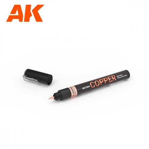 AK Interactive AK1304 COPPER - Marker - Metál festékfilc makettezéshez