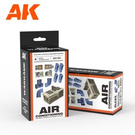   AK Interactive AK1351 AIR CONDITIONING SET WARGAME (RESIN 30-35MM) - műgyanta kiegészítő