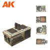 AK Interactive AK1351 AIR CONDITIONING SET WARGAME (RESIN 30-35MM) - műgyanta kiegészítő