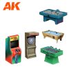 AK Interactive AK1352 ARCADE SET WARGAME (RESIN 30-35MM) - műgyanta kiegészítő