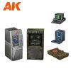 AK Interactive AK1353 BANK SET WARGAME (RESIN 30-35MM) - műgyanta kiegészítő