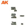 AK Interactive AK1357 JERSEY WALLS SET WARGAME (RESIN 30-35MM) - műgyanta kiegészítő