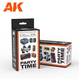   AK Interactive AK1359 PARTY TIME SET WARGAME (RESIN 30-35MM) - műgyanta kiegészítő