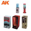 AK Interactive AK1360 VENDING MACHINE SET WARGAME (RESIN 30-35MM) műgyanta kiegészítő