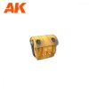 AK Interactive AK1362 TRASHBINS SCENOGRAPHY WARGAME SET (30-35MM) - műgyanta kiegészítő