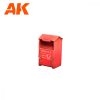 AK Interactive AK1362 TRASHBINS SCENOGRAPHY WARGAME SET (30-35MM) - műgyanta kiegészítő