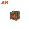 AK Interactive AK1364 CONSTRUCTION SET WARGAME (RESIN 30-35MM) - műgyanta kiegészítő