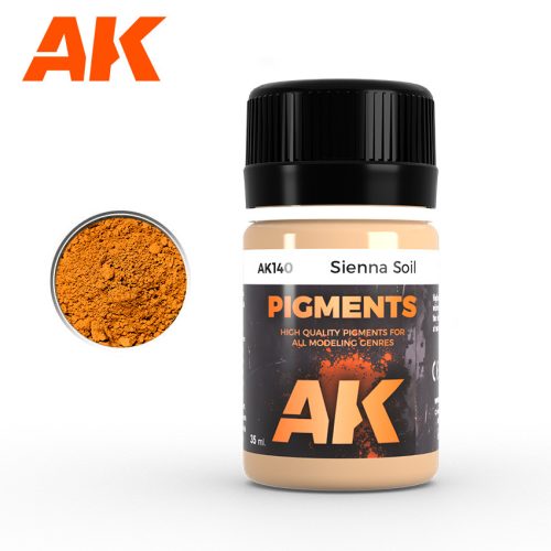 AK Interactive AK140 SIENNA SOIL PIGMENT - Pigmentpor