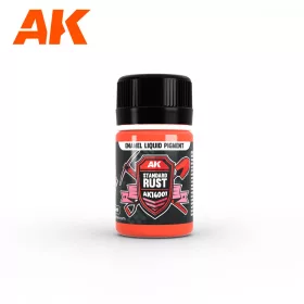   AK Interactive AK14001 Standard Rust - Liquid Pigment - folyékony pigment