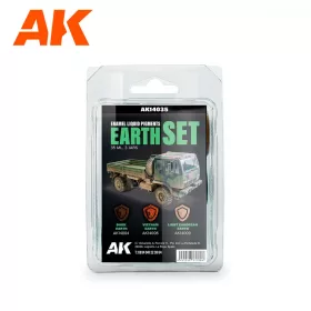   AK Interactive AK14035 EARTH SET - Liquid Pigment  (3 ref) - folyékony pigment