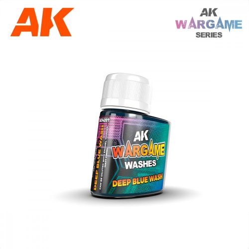 AK Interactive AK14207 Deep Blue Wash 35ml Wargame Series - Bemosó